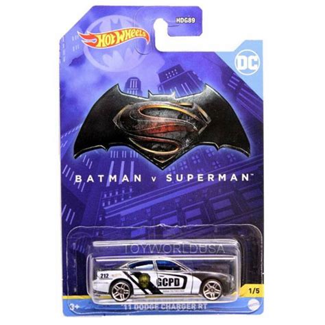 Mattel Hot Wheels Dc Comics Batman V Superman Dodge Charger Rt Bbtoystore