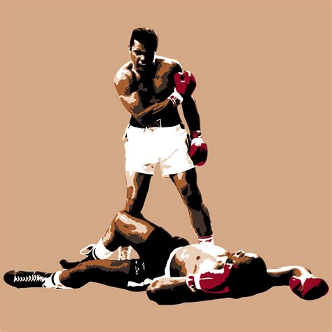 Muhammad Ali "Knockout" Layered Stencil Set | Stencil Stop