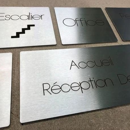 Signaletique D Hotel Plaques Inox Gravees Au Laser Sur Mesure