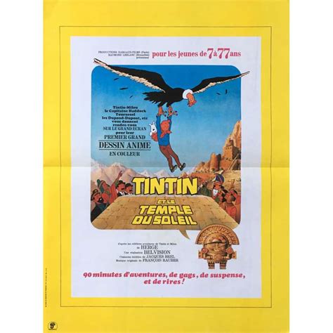 Affiche De TINTIN ET LE TEMPLE DU SOLEIL