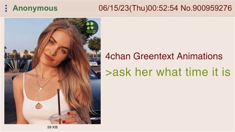 Anon Sits Next To A Cute Girl Chan Greentext Animations Youtube