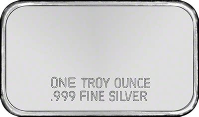 One Ounce Silver Bullion Bars