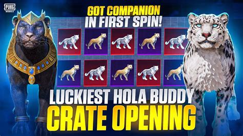 Best Luck Ever Got Mythic In First Spin Hola Buddy Crate Opening Youtube