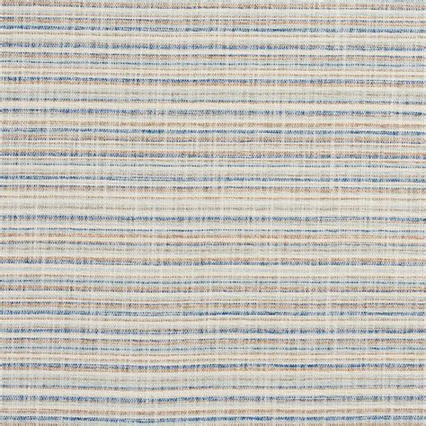 Coastal Beige And Light Blue Small Scale Stripe Tweed Upholstery Fabric