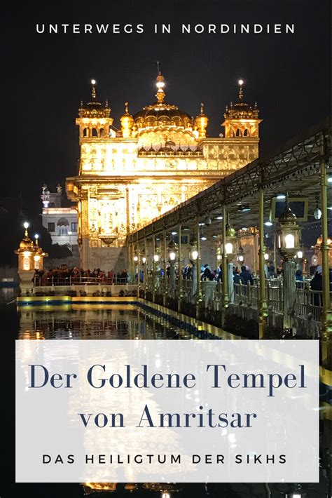 Der Goldene Tempel Von Amritsar Goldener Tempel Amritsar Tempel