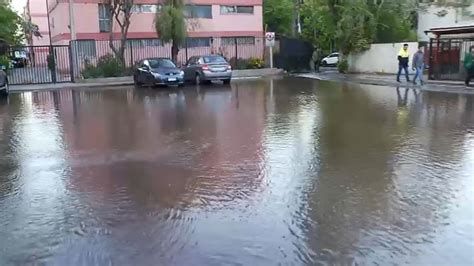 Una Rotura De Matriz Agua Se Registra En La Comuna De Recoleta Regi N