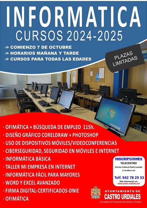 Cursos de Informática Telecentro Eladio Laredo