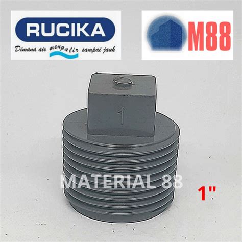 Jual Plug 1 Inch RUCIKA AW PVC Tutup Pipa Dop Drat Luar Kab Bogor