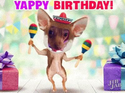 dogs singing happy birthday gif - Armandina Costa