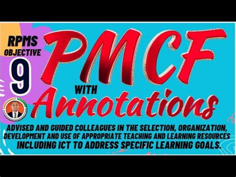 Pmcf With Annotations Ii Rpms Objective Youtube