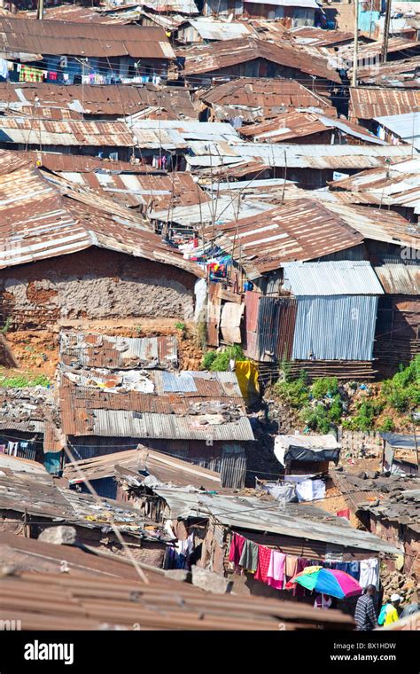 Mathare Slums Nairobi Kenya Stock Photo Alamy