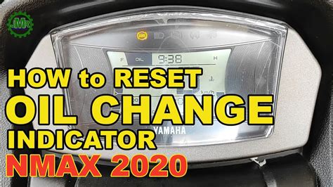 How To Reset Blinking Oil Change Indicator Nmax 2020 Youtube