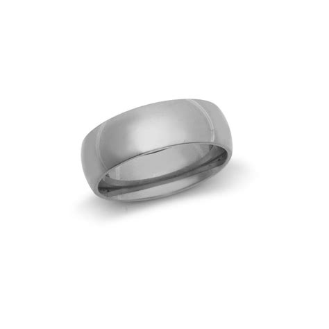 Platinum Standard Weight Court Profile Mirror Finish Wedding Ring