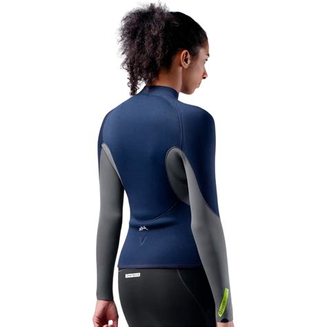 2023 Zhik Womens Superwarm V Neoprene Top NAVY DTP1120W Wetsuit Tops