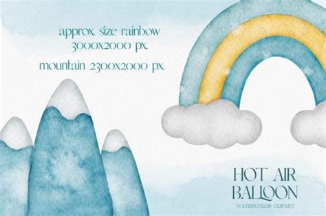 Watercolor Hot Air Balloon Clipart Baby Boy Hot Air Balloon Wreath Watercolor Baby Shower