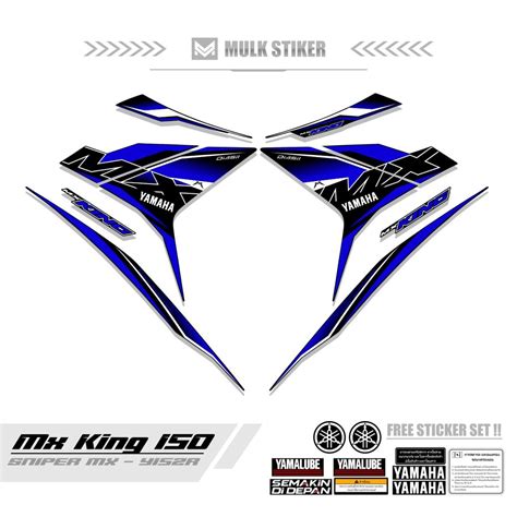 Jual Striping Mx King Motif Mxk Yamaha Sniper Mxi Sticker