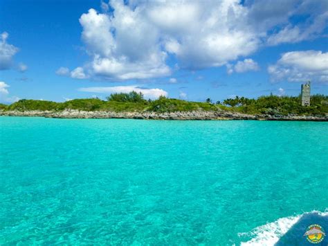 Our Ferry Approaching The Beautiful Blue Lagoon Island In The Bahamas Bahamas Island