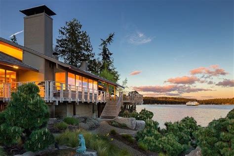 275m Puget Sound Waterfront Home Assures Total Serenity Waterfront