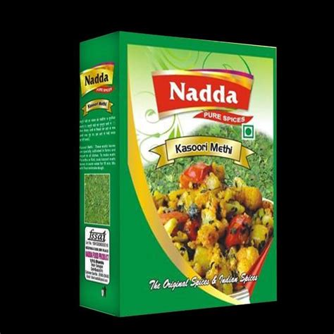 Dried Spices Nadda Kasoori Methi Fenugreek Packaging Size 50g At Rs