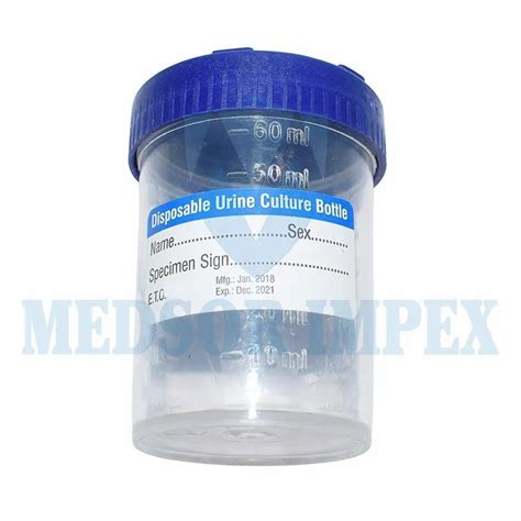 Polypropylene Ml Urine Containers For Hospital Packaging Type