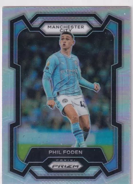 Panini Prizm Premier League Football Num Ro Phil Foden Silver