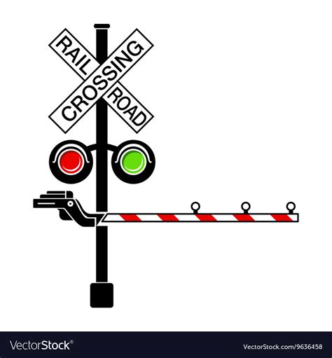 Railroad Crossing Svg