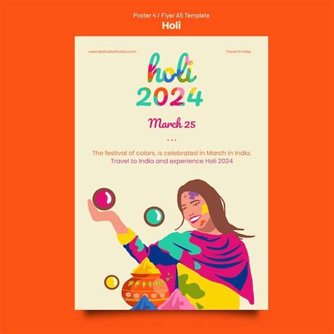 Holi Festival 2025 PSD, High Quality Free PSD Templates for Download ...