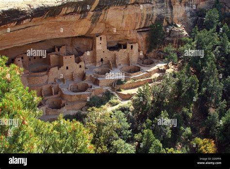 Cliff dwellings Mesa Verde Colorado Stock Photo - Alamy