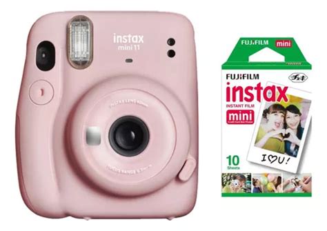 Kit Câmera Instantanea Fujifilm Instax Mini Pack 10 Filmes Cor Rosa