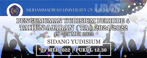 Pendaftaran Yudisium Periode 4 Tahun Akademik 2021 2022 Faculty Of