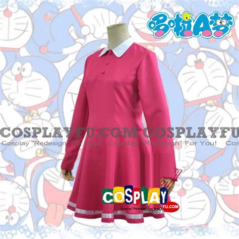 Custom Shizuka Cosplay Costume from Doraemon - CosplayFU.com