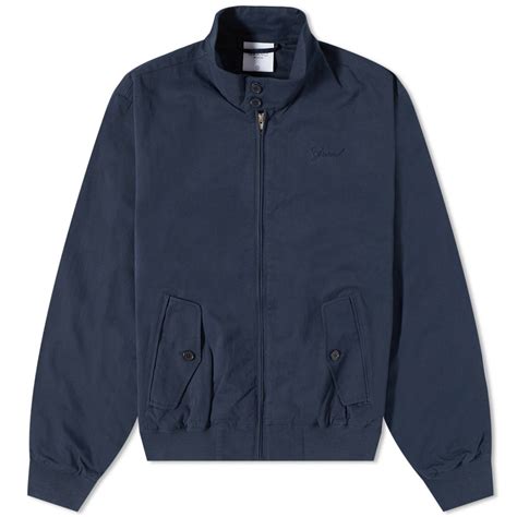 Grand Collection Harrington Jacket in Navy Grand Collection