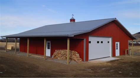 Design Options For Post Frame Metal Buildings In Wyoming Mqs