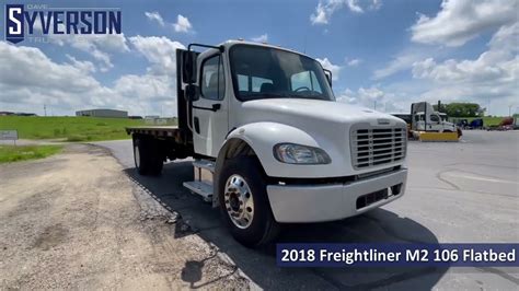 2018 Freightliner M2 106 Flatbed Walkthrough Video Youtube