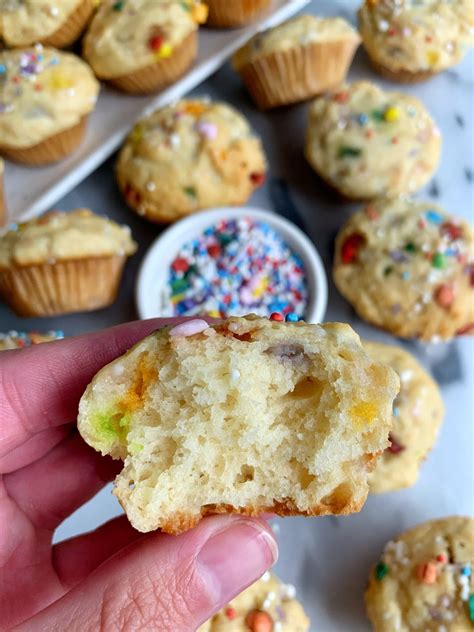 Copycat Little Bites Party Cake Muffins Rachlmansfield