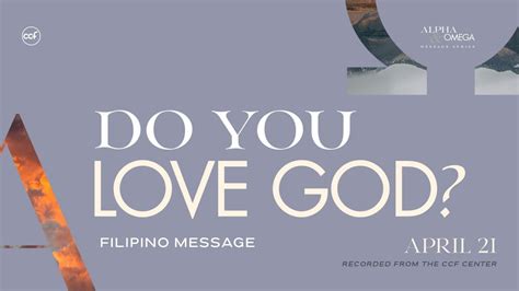 Do You Love God Bong Saquing April 21 2024 YouTube