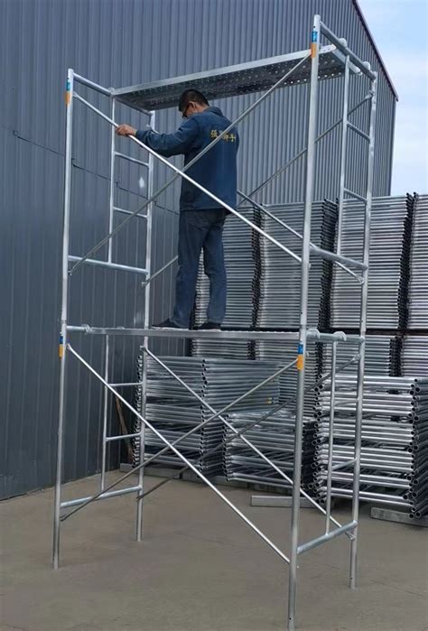 Chian Mobile Steel Scaffold Tower Scaffolding Platform In Construction