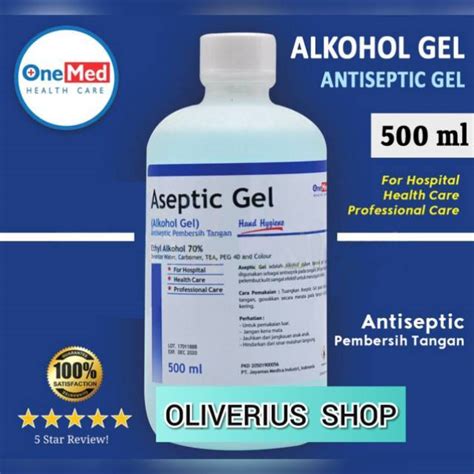 Jual Hand Sanitizer Gel Original Onemed Antiseptic Gel 500ml Gel