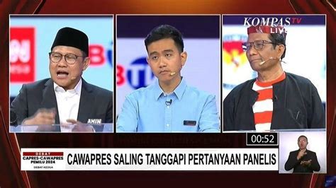 Reaksi Mahfud MD Saat Gibran Singgung Cak Imin Soal IKN Tribunmanado