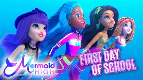 First Day Of School! Mermaids On Land - Mermaid High Episode 1 Animated Series - Cartoons for ...