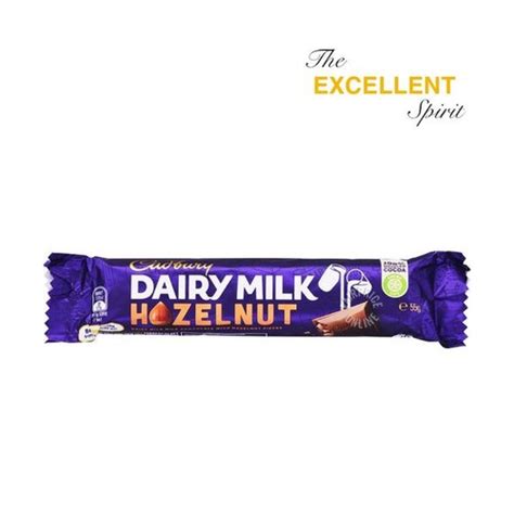 Cadbury Dairy Milk Chocolate Bar Hazelnut 55g Shopee Singapore