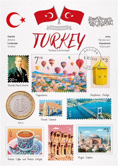 WT - Turkey | Turkey country, Travel poster design, Postcard