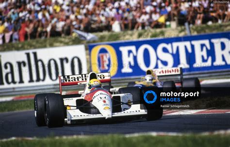 Ayrton Senna Mclaren Mp4 6 Honda Hungarian Gp Motorsport Images