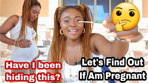 Live Pregnancy Test 😲 Finding Out Im Pregnant🤰 🤔 Youtube