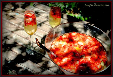 La mejor receta de sangría blanca con cava Las Recetas de Tere