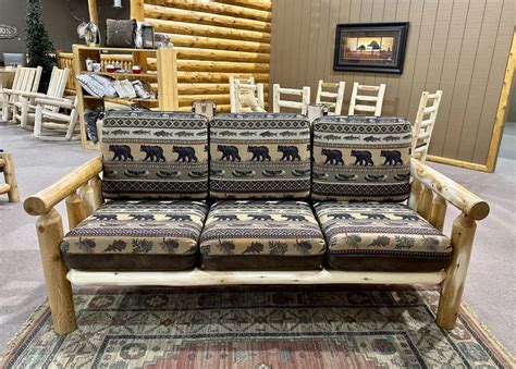 Log Couch | Rustic Sofa | LogHeads Home Center