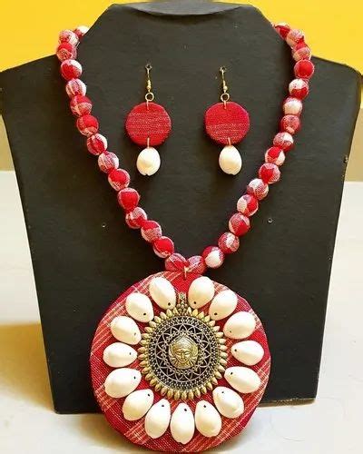 Handmade Fabric Jewellery At ₹ 420 Set Handmade Jewelry In Kolkata