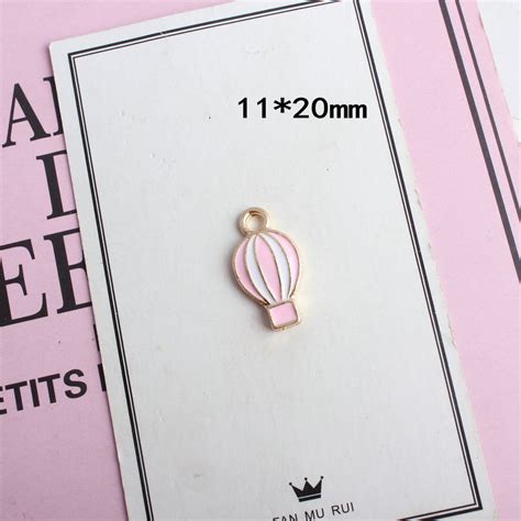 PCS Enamel Hot Air Balloon Charms Alloy Charm Pendant Etsy