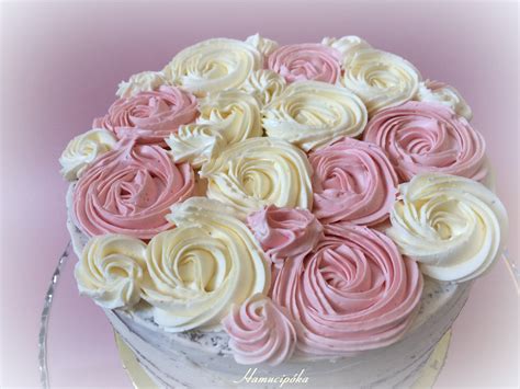 Hamucipóka Naked Rose A meztelen torta rózsákkal