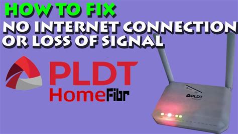 How To Fix No Internet Connection Or Loss Of Signal On Pldt Home Fiber